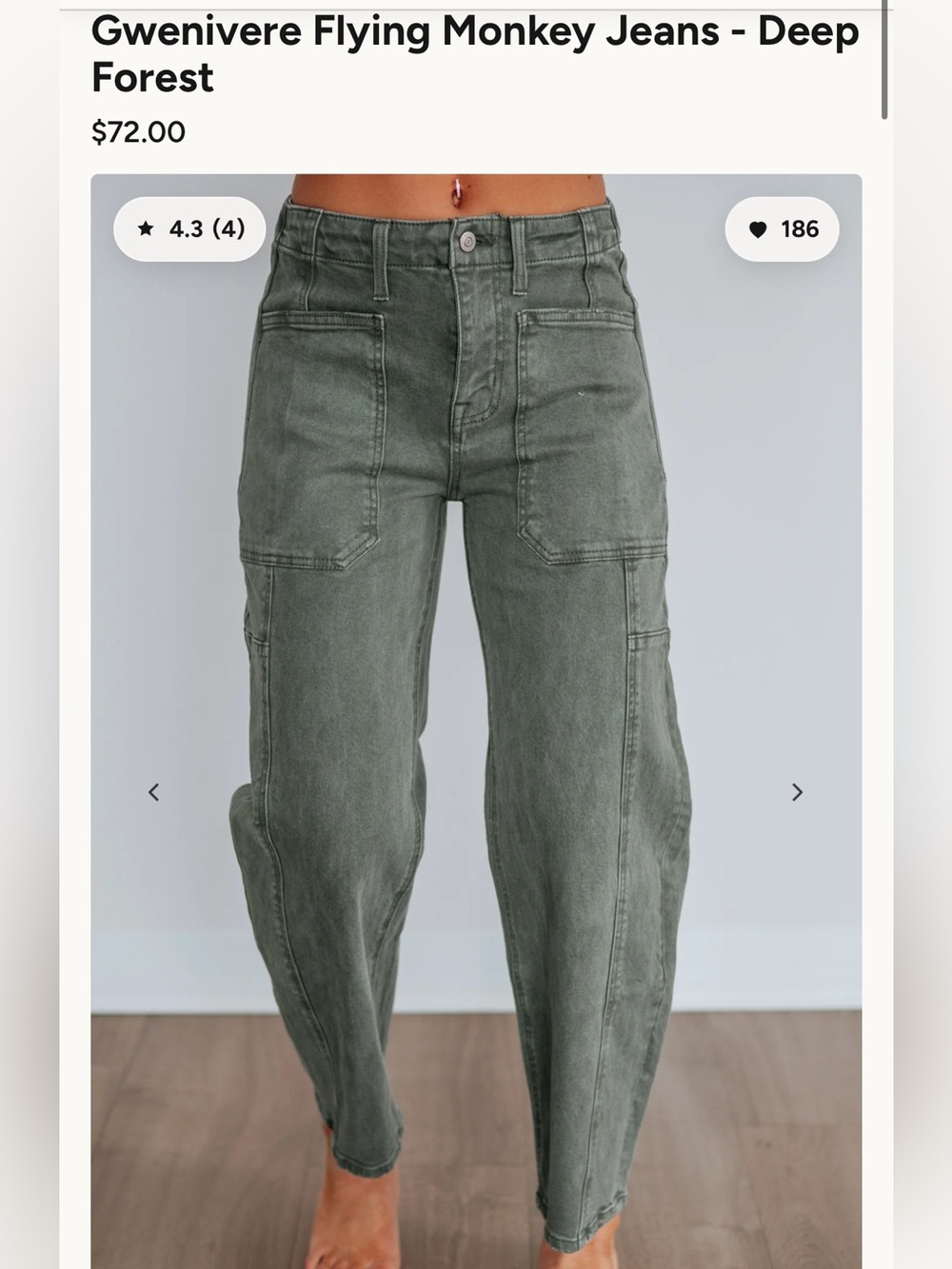 Gwenivere Flying Monkey Jeans
